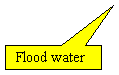 Rectangular Callout: Flood water